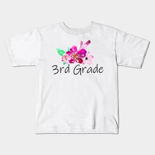 Third grade design Kids T-Shirt